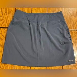 ORVIS Lined Skirt, slate blue, medium, Ripstop like fabric, secure pocket